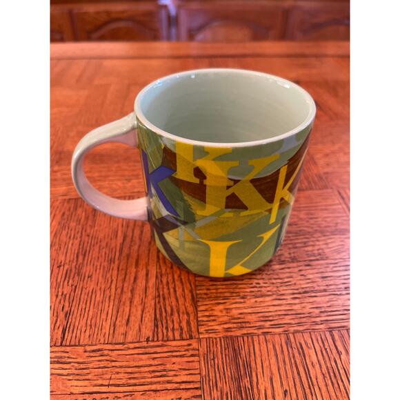 Anthropologie monogram K mug  New with imperfection - Picture 3 of 7